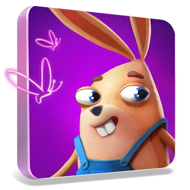 Fat Rabbit Monster - Official Game Logo